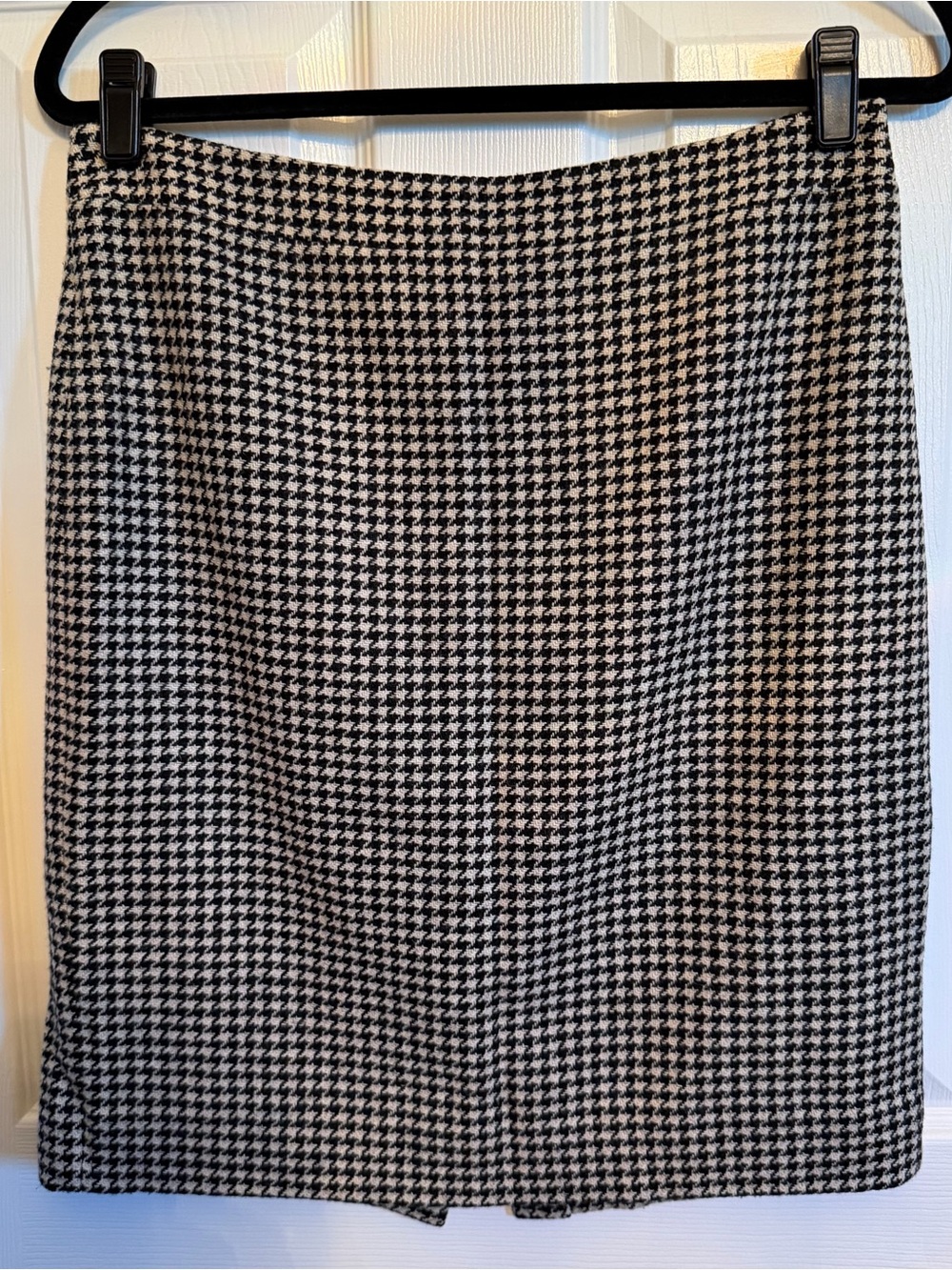 J. Crew Women's Houndstooth Pencil Skirt - Black & White